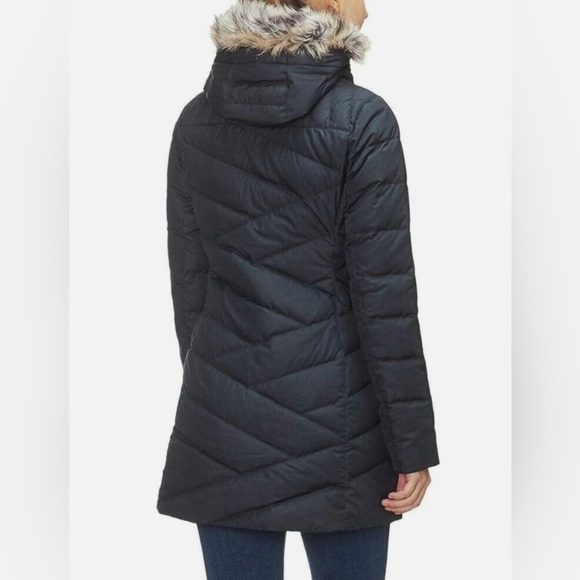 NWOT Marmot Varma Long Down Jacket Black Medium - Picture 2 of 11